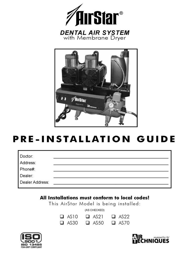 Air Techniques AirStar AS10 Pre-installation guide