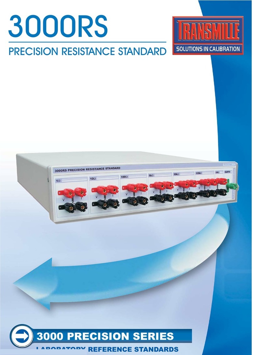 Transmille 3000RS Operation manual