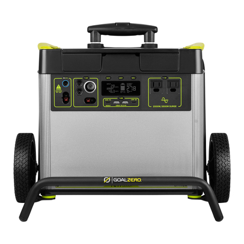 GOAL ZERO YETI 3000 Lithium User manual