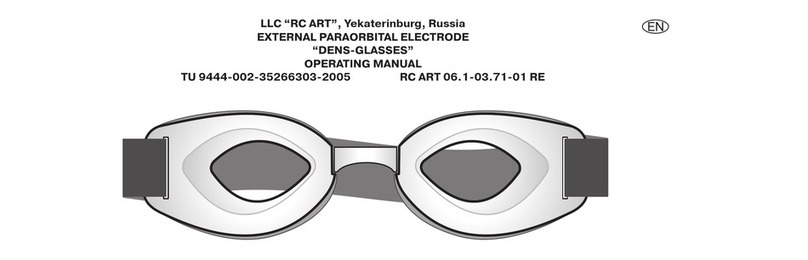 RC ART DENS-GLASSES operating manual