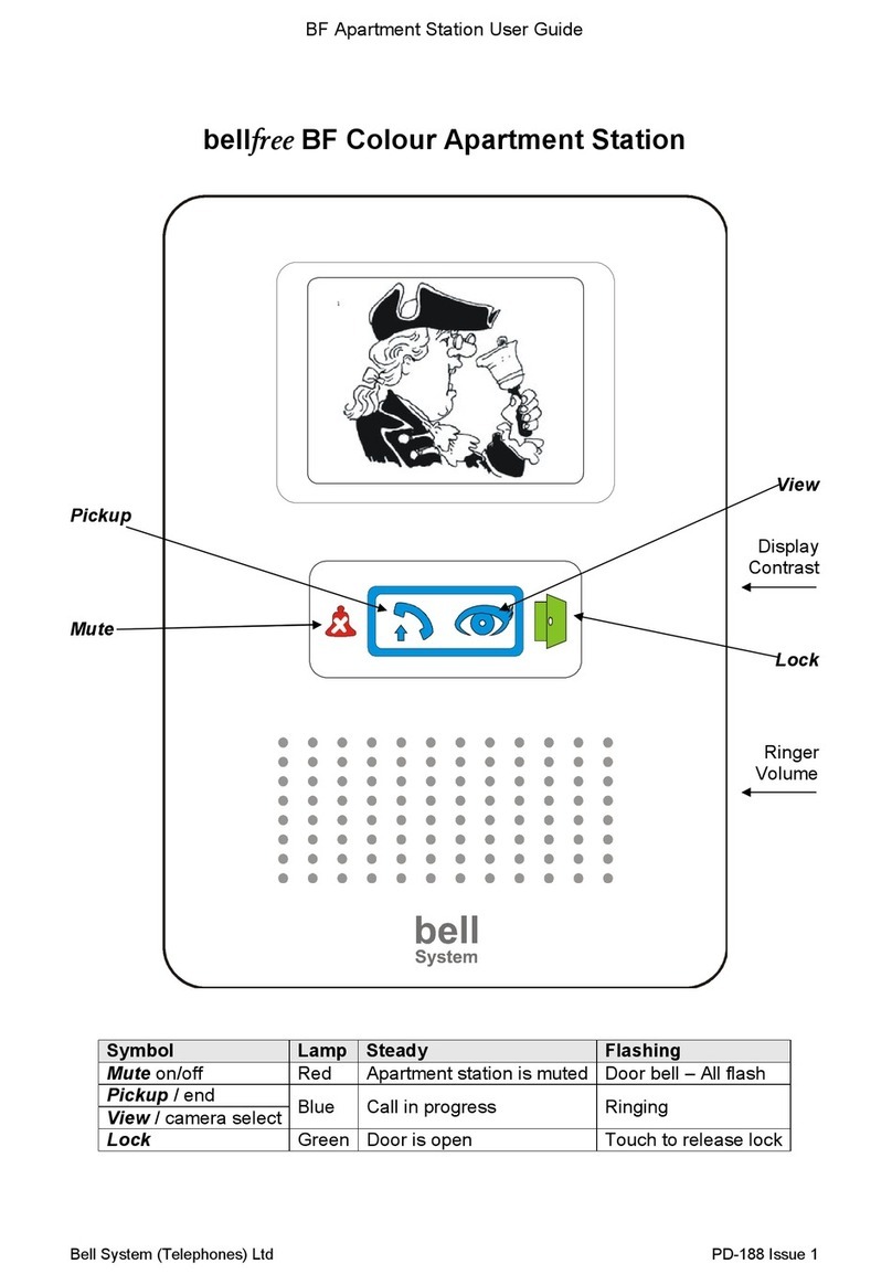 Bell System bellfree BF User manual