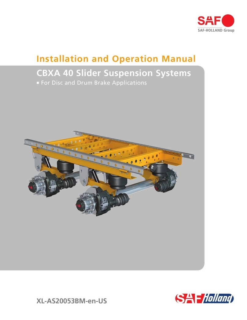 SAF-HOLLAND CBXA 40 Installation and operation manual SAF-HOLLAND CBXA 40 Installation and operation manual