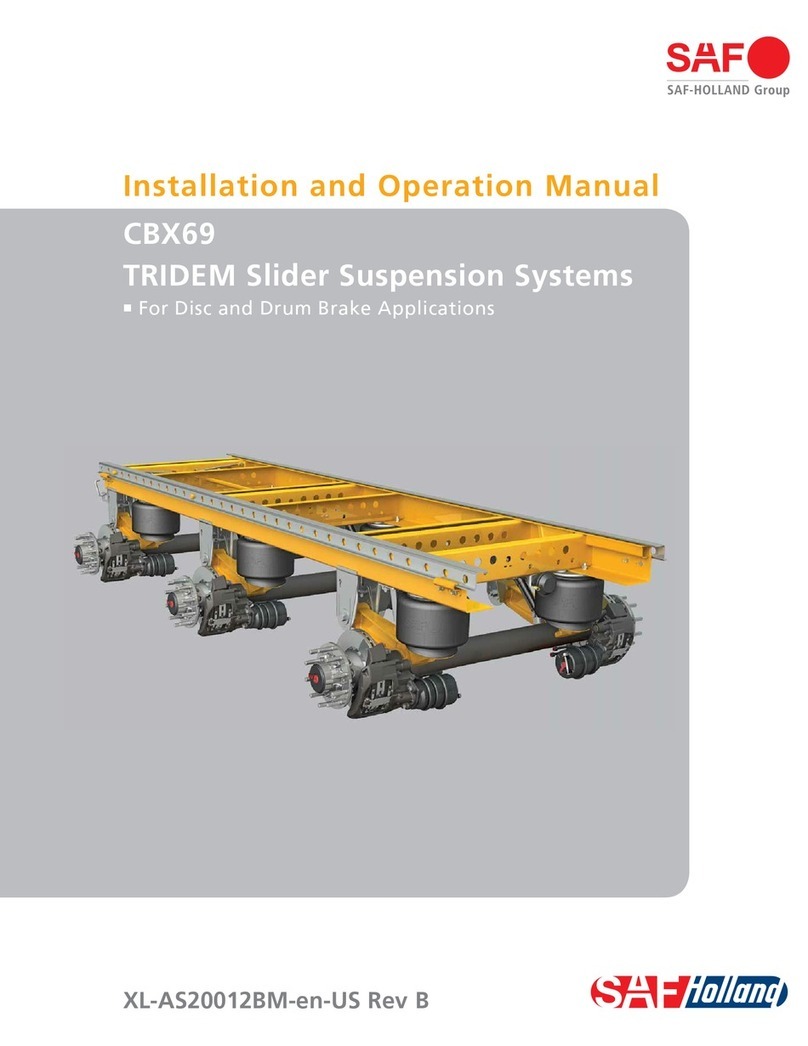 SAF-HOLLAND CBX69 Installation and operation manual SAF-HOLLAND CBX69 Installation and operation manual