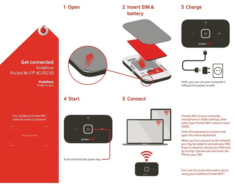 Huawei Vodafone Pocket Wi-Fi 4G Get connected