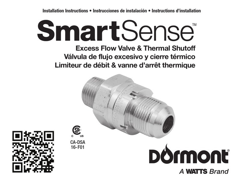 Dormont SmartSense Series V1-TS installation instructions