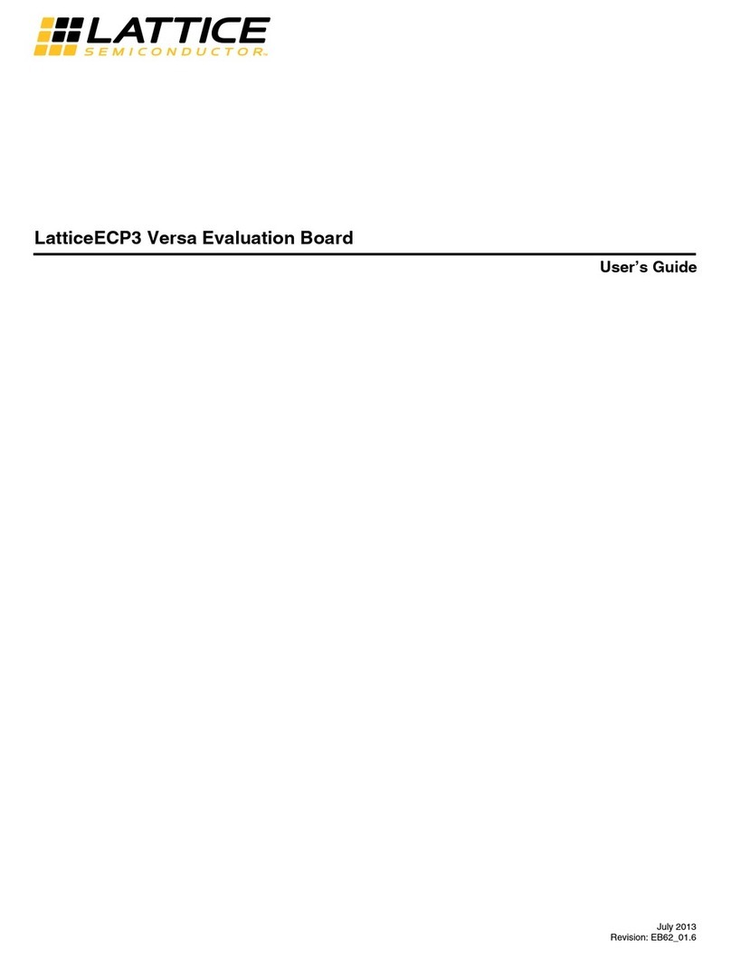 Lattice Semiconductor LatticeECP3 Versa User manual