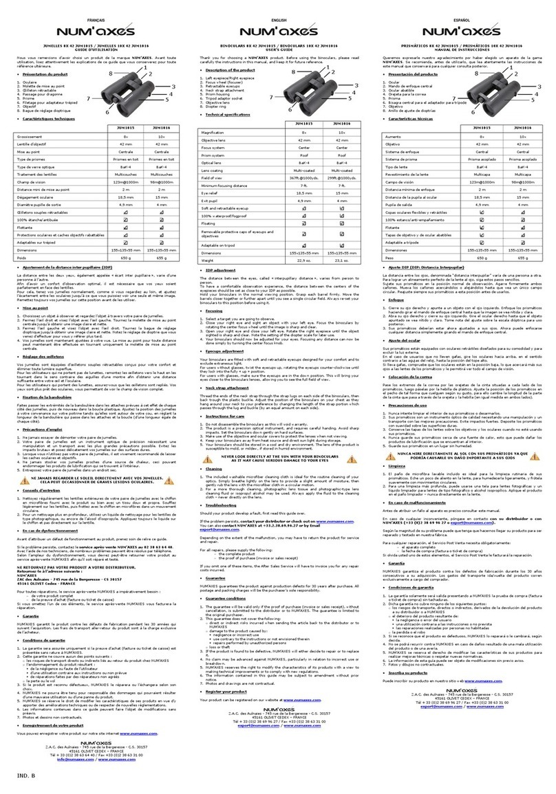 Num'axes JUM1016 user guide