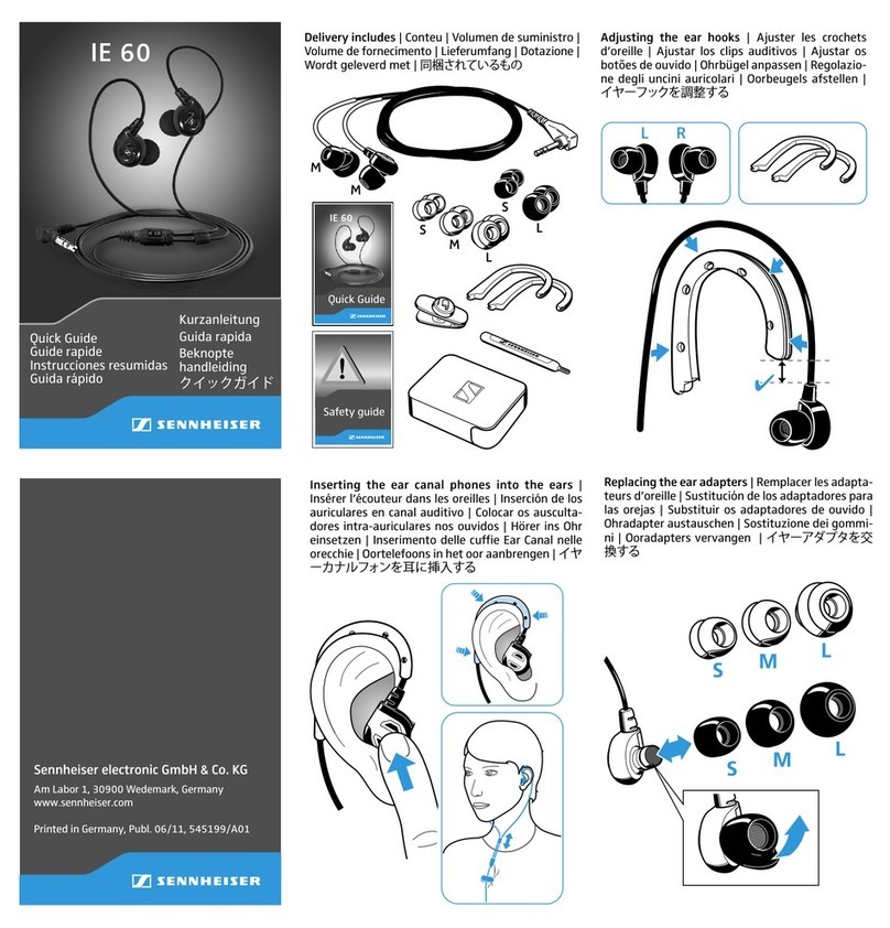 Sennheiser IE 60 quick guide
