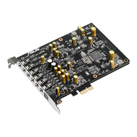 Asus Xonar AE User manual