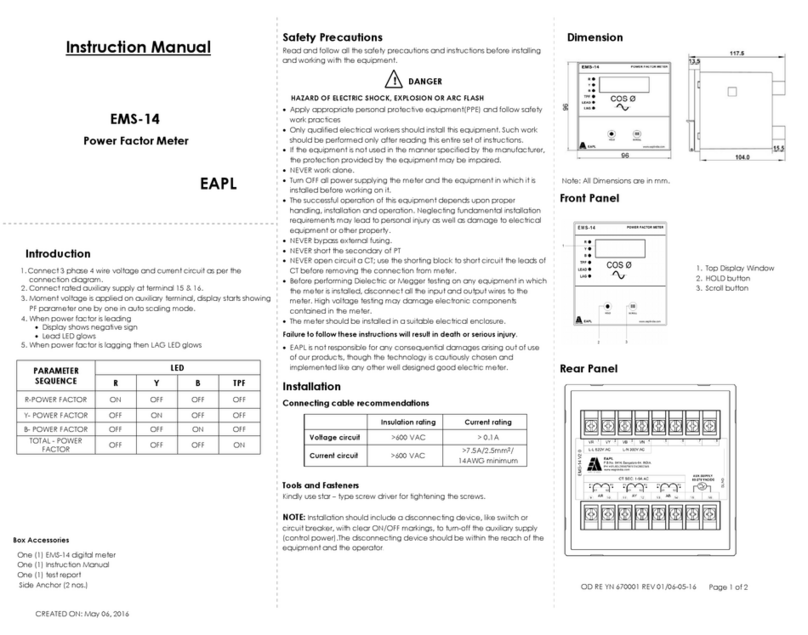 EAPL EMS-14 User manual