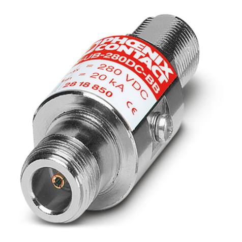 Phoenix Contact COAXTRAB CN-UB-280DC installation instructions