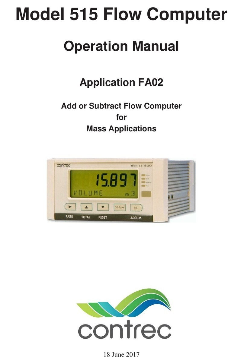 Contrec 515 Operation manual