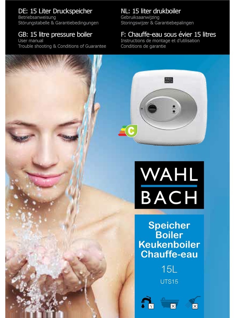 WAHLBACH UTS15 user manual WAHLBACH UTS15 user manual