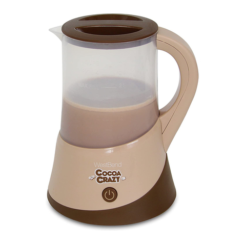 West Bend COCOA CRAZY User manual