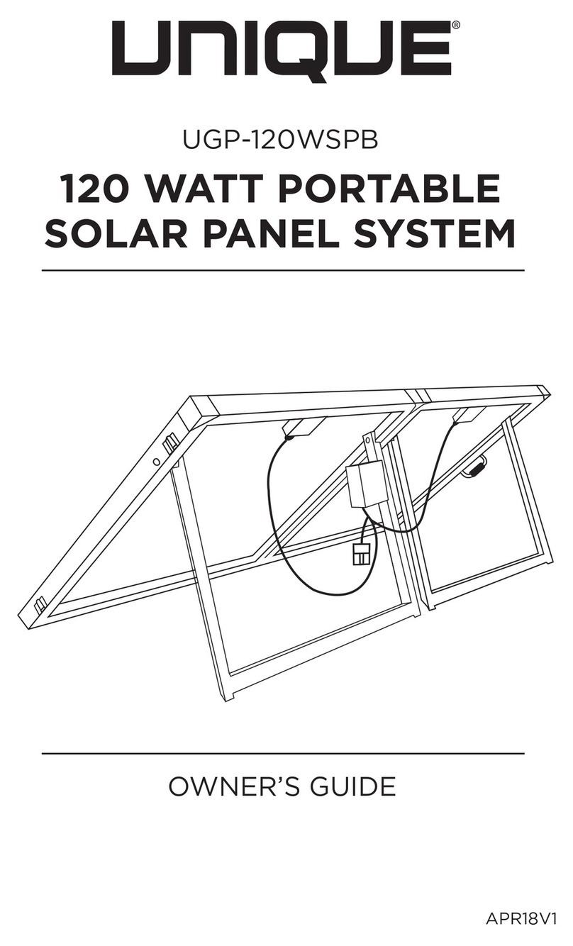 Unique UGP-120WSPB owner's manual