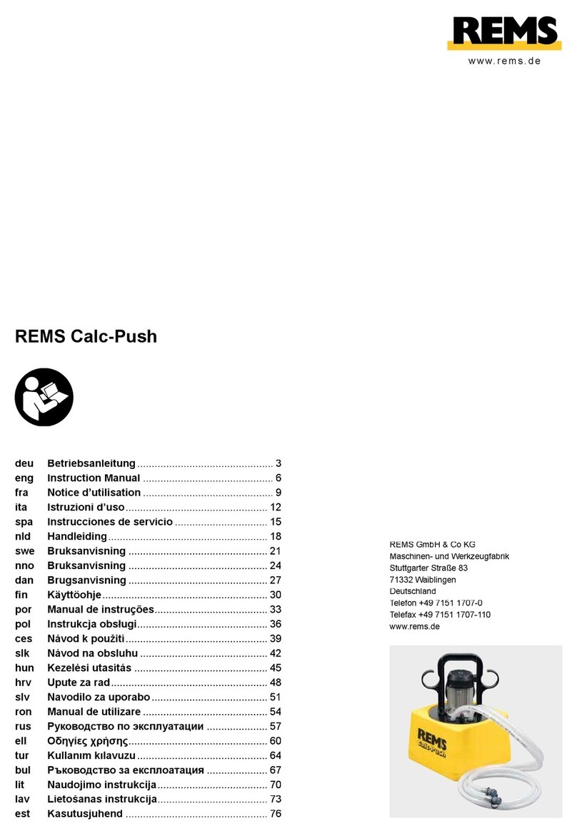 REMS Calc-Push User manual