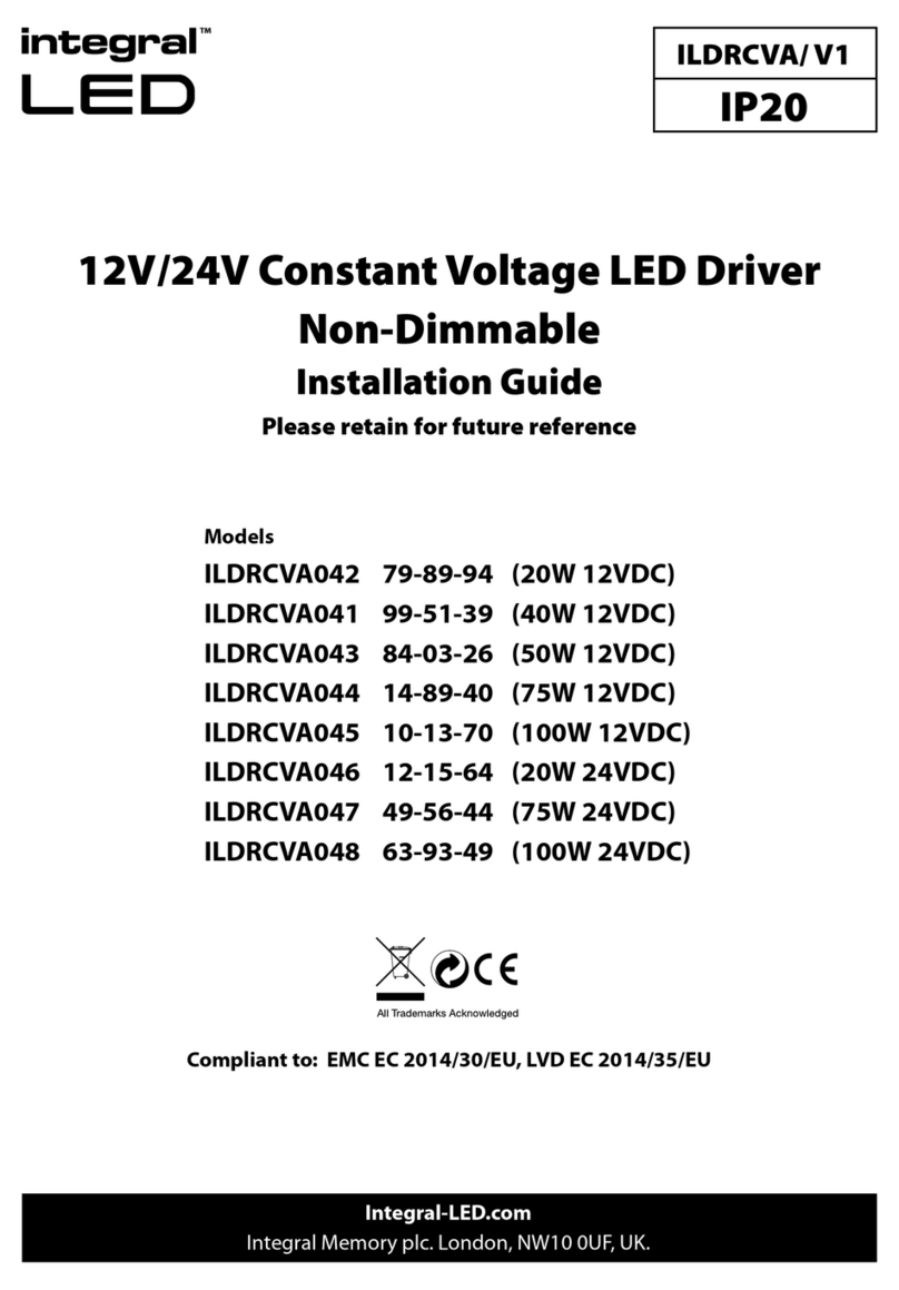 ilntegral LED ILDRCVA042 installation guide ilntegral LED ILDRCVA042 installation guide