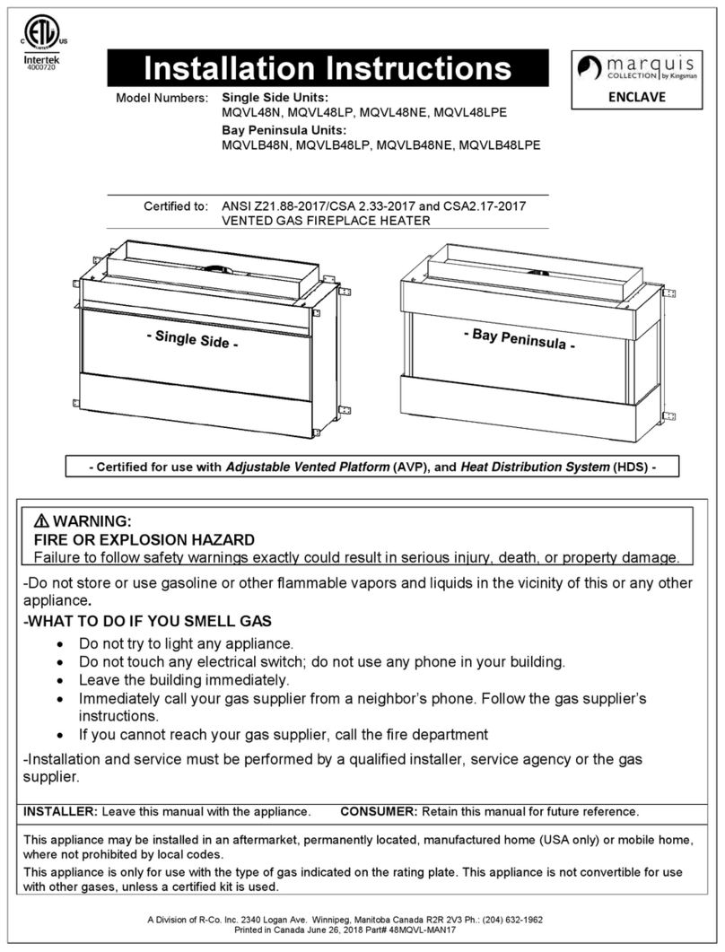 Marquis MQVL48LP User manual