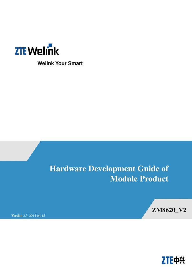 ZTEWelink ZM8620 Installation instructions