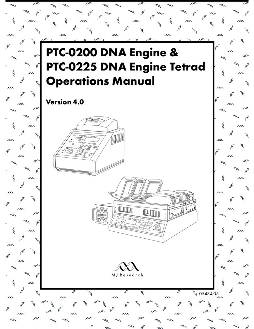 MJ Research PTC-0200 User manual