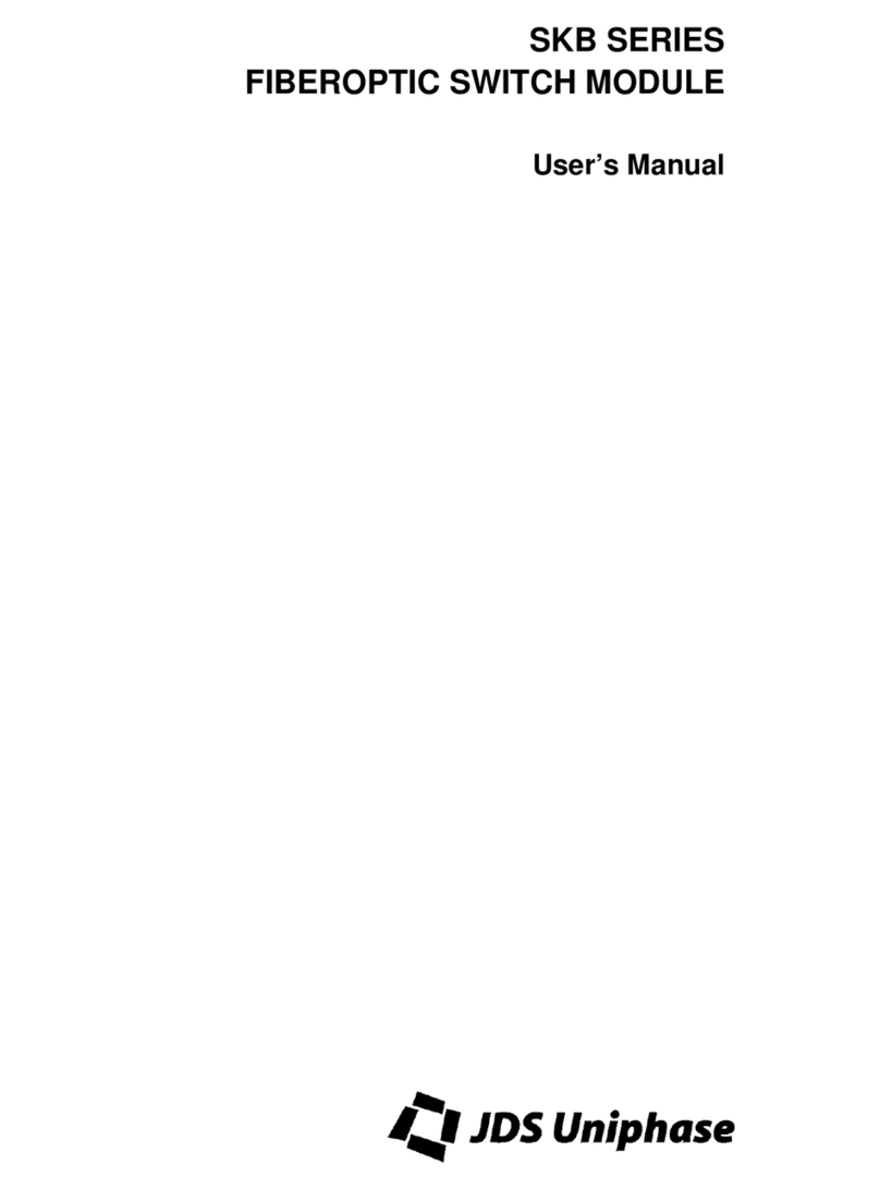 JDS Uniphase SKB Series user manual