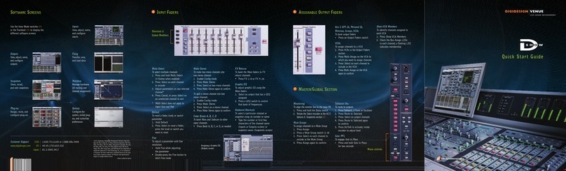 DigiDesign Venue D-show quick start guide