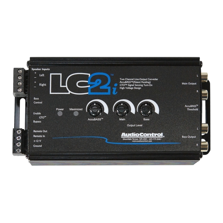 Audio Control LC2i user manual