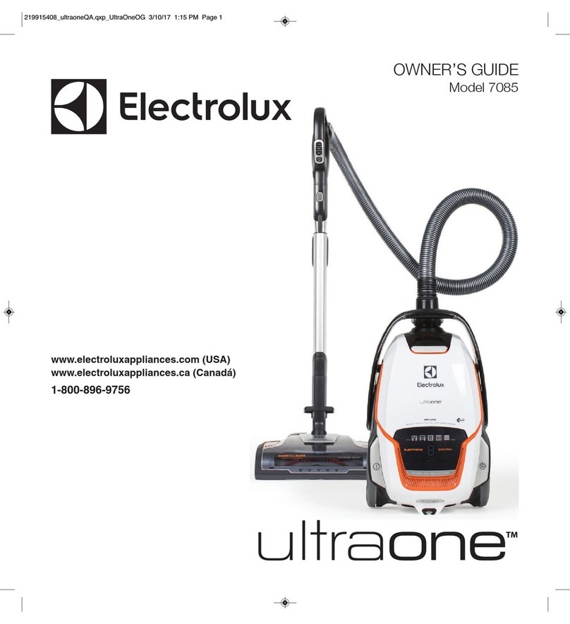Electrolux Ultraone 7085 User manual