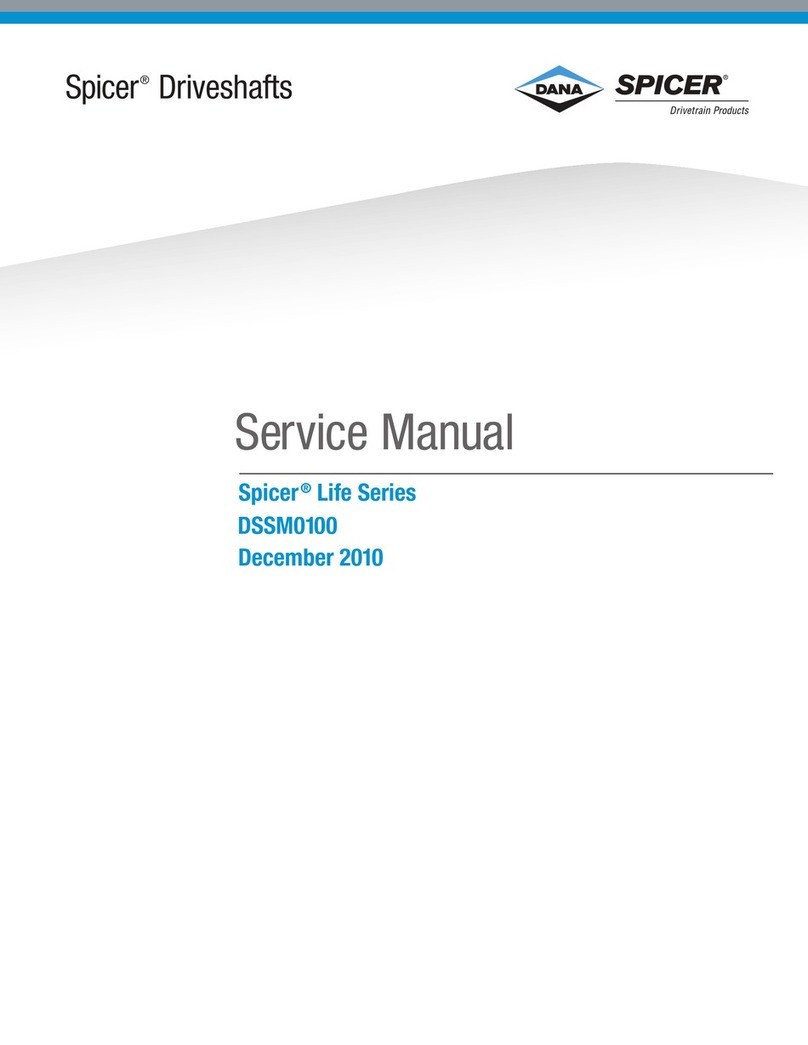 Spicer DSSM0100 Service manual