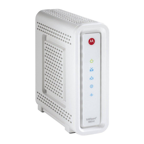 Motorola SURFboard SB6141 DOCSIS 3.0 User manual