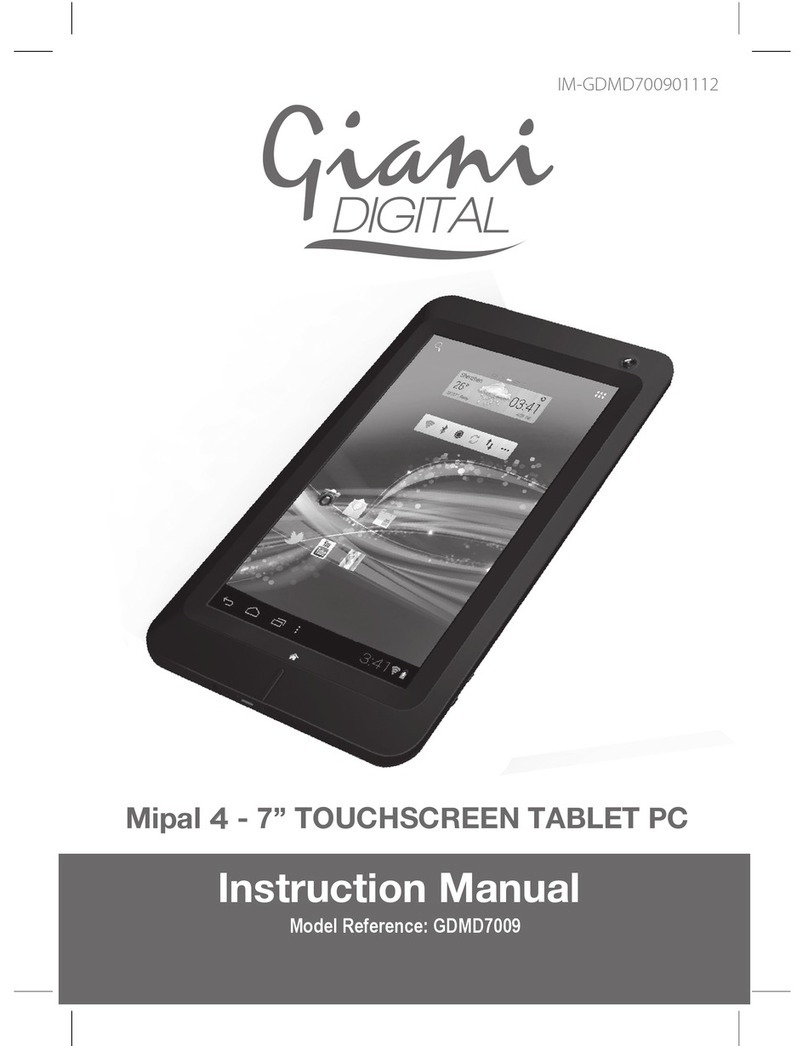 Giani Digital Mipal GDMD7009 User manual