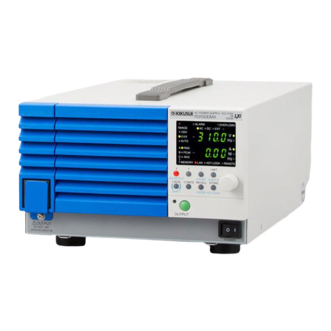 Kikusui PCR500MA Interface manual