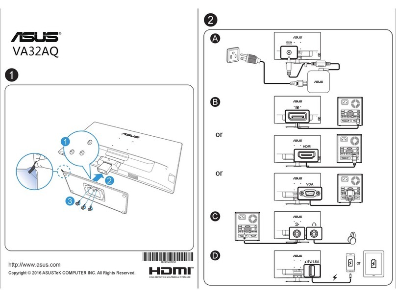 Asus VA32AQ User manual Asus VA32AQ User manual