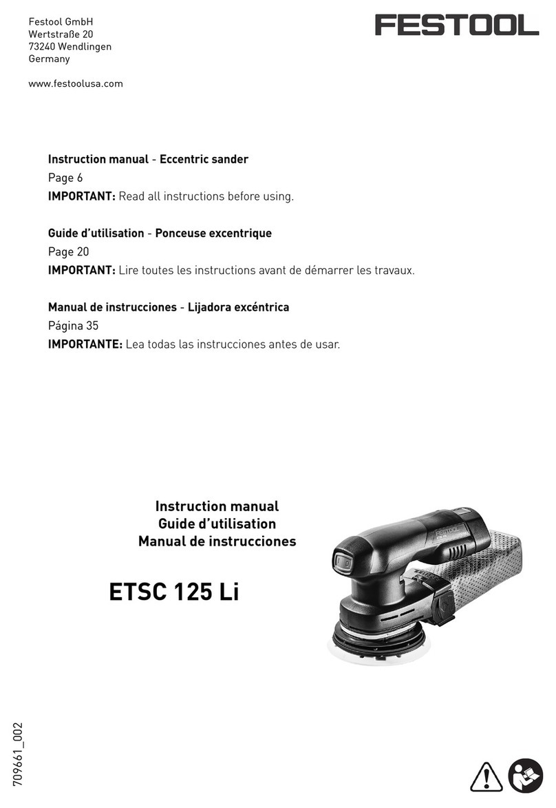 Festool ETSC 125 Li instruction manual