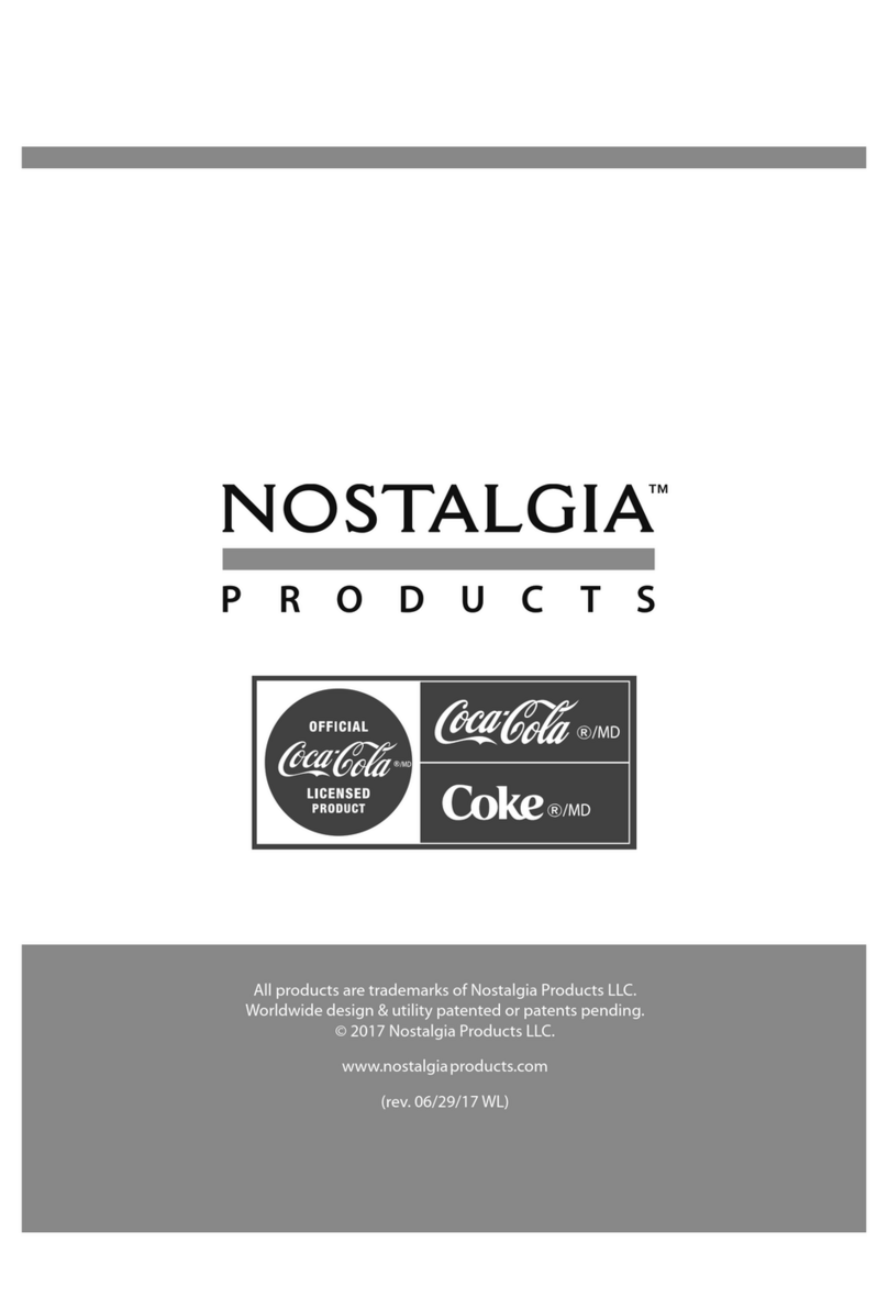 Nostalgia Coca-Cola Automatic Ice Cube Maker Quick guide