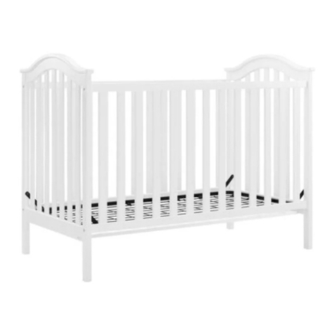 Dorel Asia baby relax 2-IN-1 CONVERTIBLE CRIB Instruction booklet