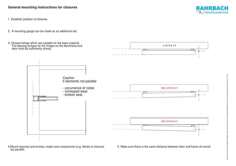 Rahrbach TURNO 7101 Quick start guide
