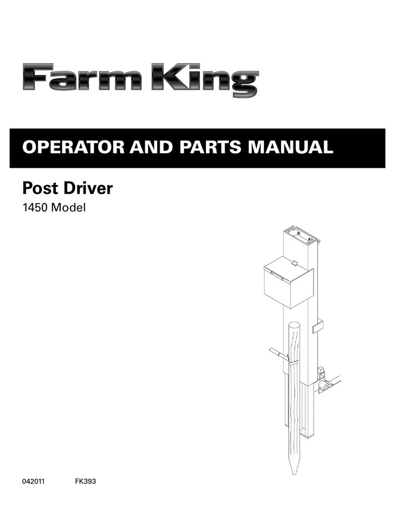 Farm King 1450 Operator and parts manual