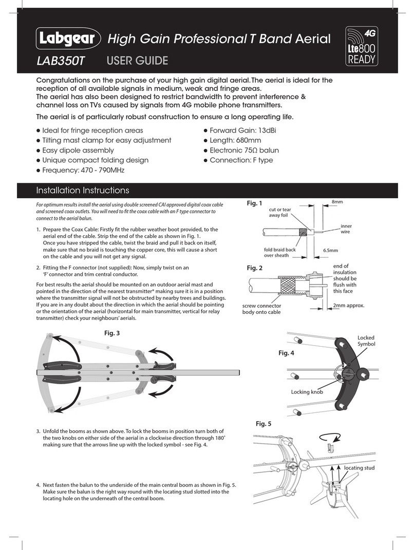 Labgear LAB350T User manual