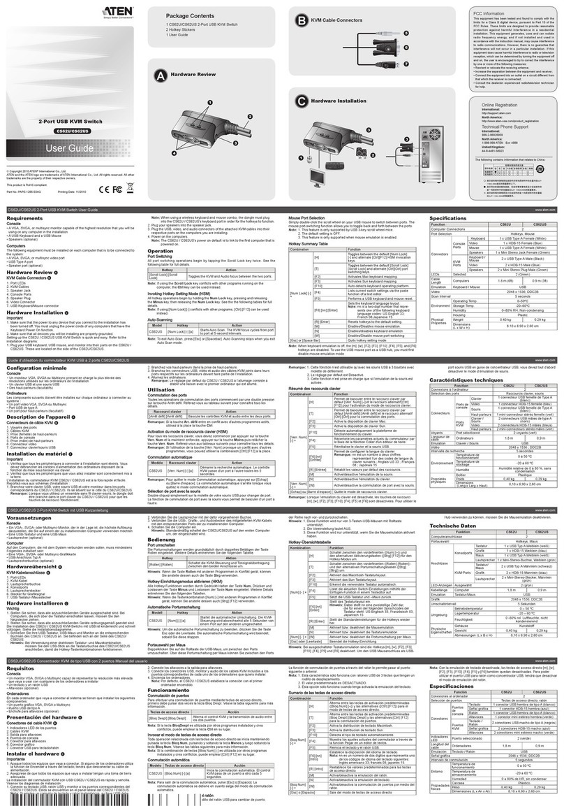 ATEN Petite CS62U user guide