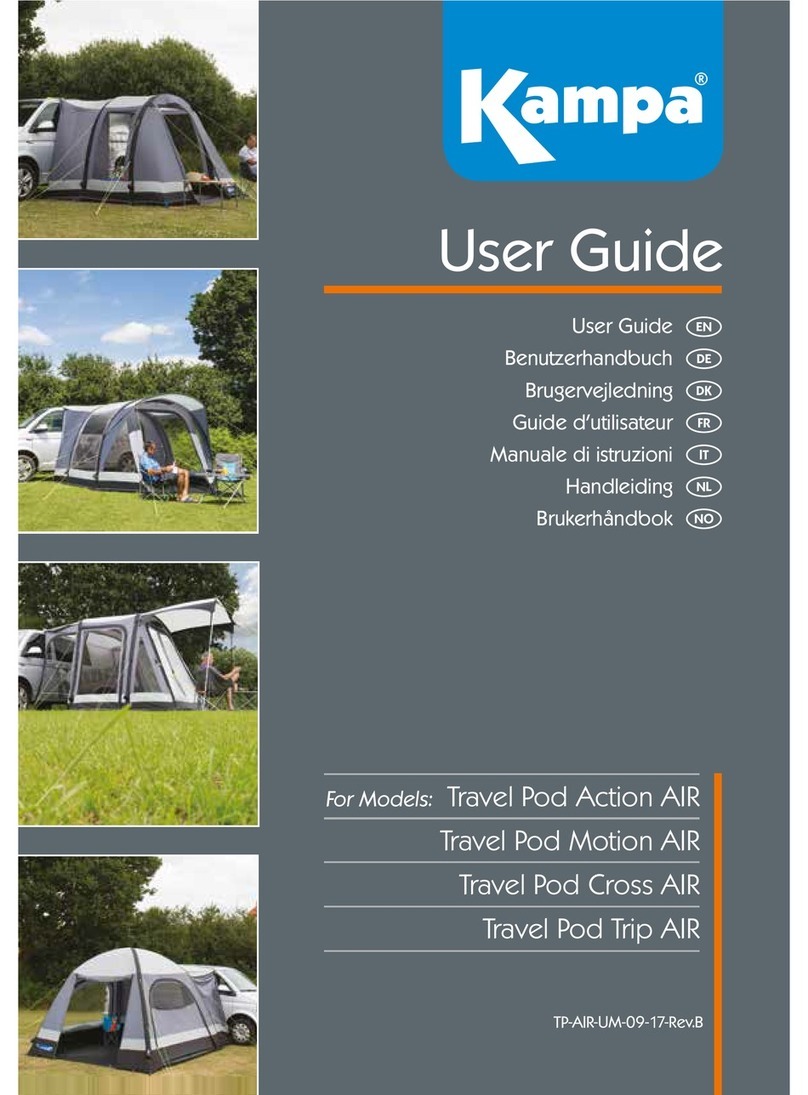 Kampa Travel Pod Action AIR User manual
