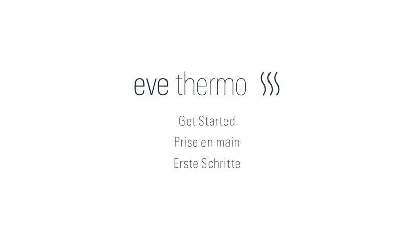 Elgato eve thermo Specification sheet