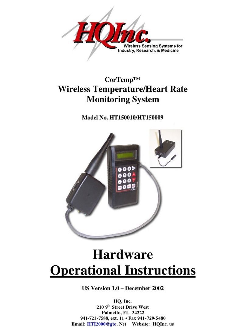 HQ CorTemp HT150010 Operational instructions