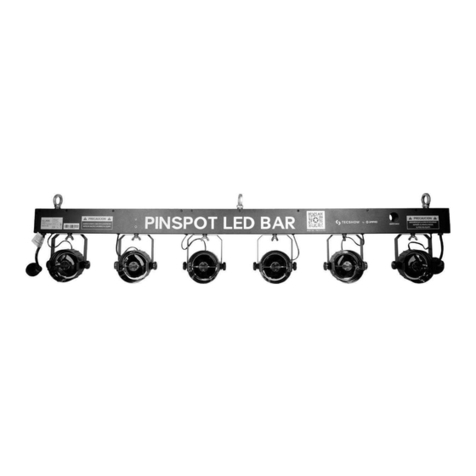 TECshow Pinspot LED Bar User manual