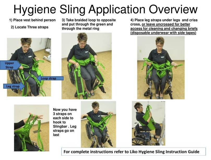 Liko Hygiene Sling User guide