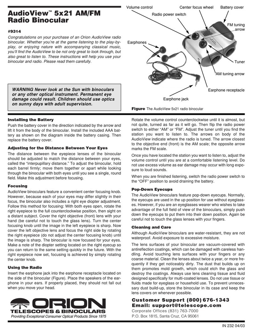 Orion AudioView manual
