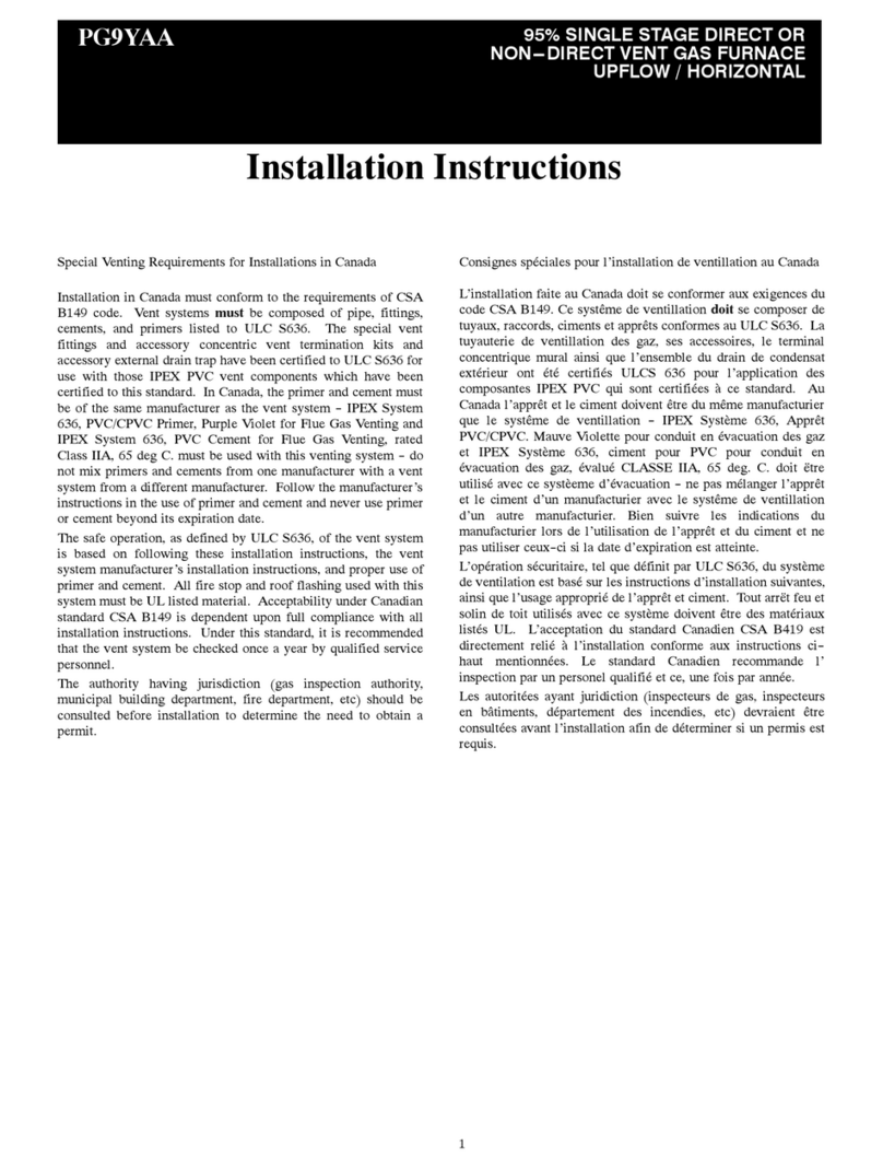Payne PG9YAA036060 User manual