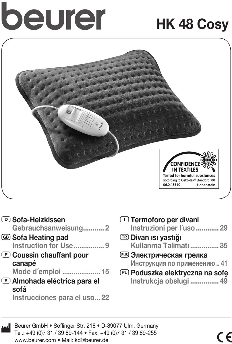 Beurer HK 48 Cosy Instructions for use