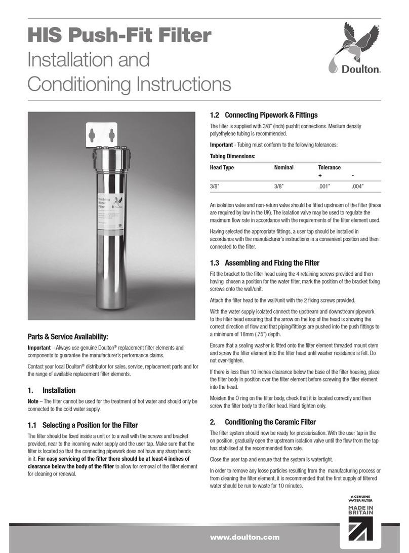 Doulton HIS User manual