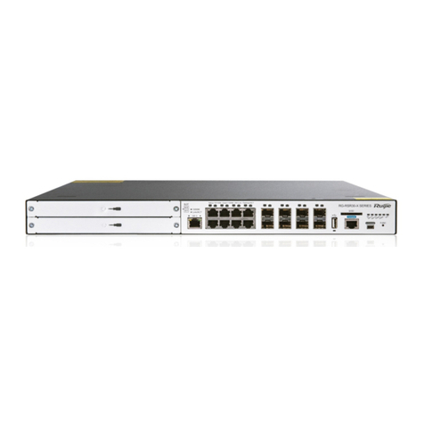 Ruijie RSR30-X-SPU10 Installation and operating manual